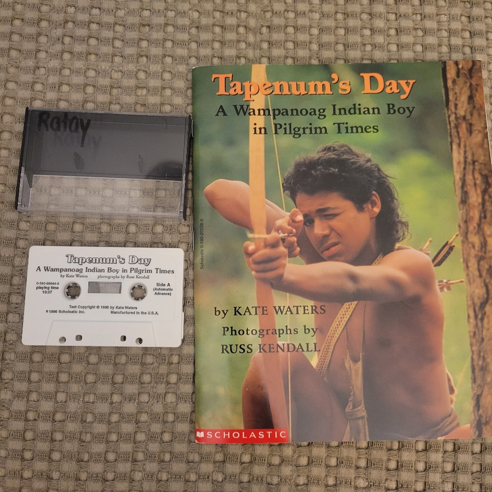"Tapenum's Day" Book by Kate Waters with audio cassette